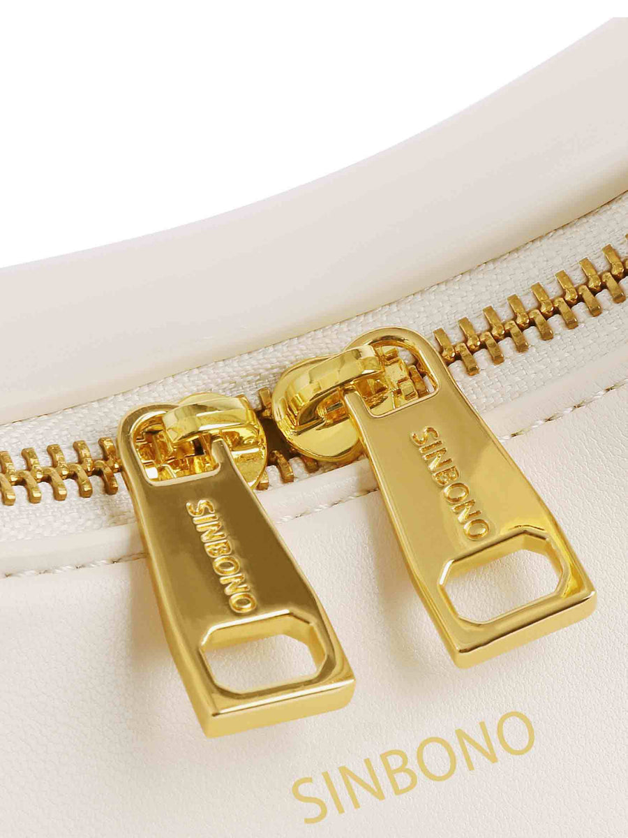 Vienna Top Handle Crossbody Bag - Ivory