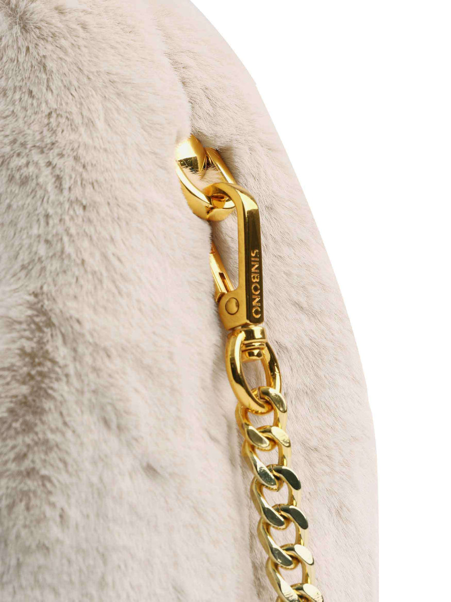 Vienna Top Handle Crossbody Bag- Light Beige