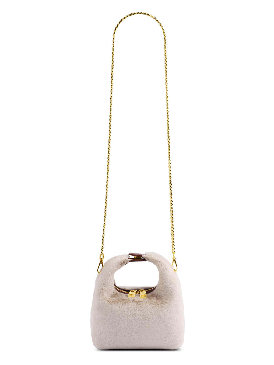 Vienna Top Handle Crossbody Bag- Light Beige