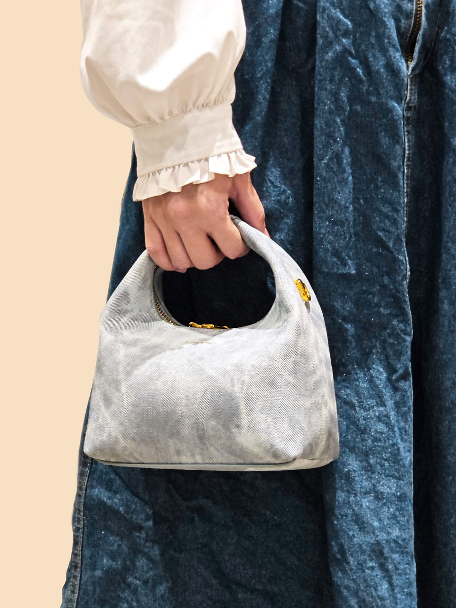Vienna Top Handle Crossbody Bag  - Mist Blue