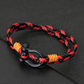 Noter Stylish Men Leather Bracelet Selected High Quality Skin Friendly Materials No Allergies Deformities 7 Colors Available