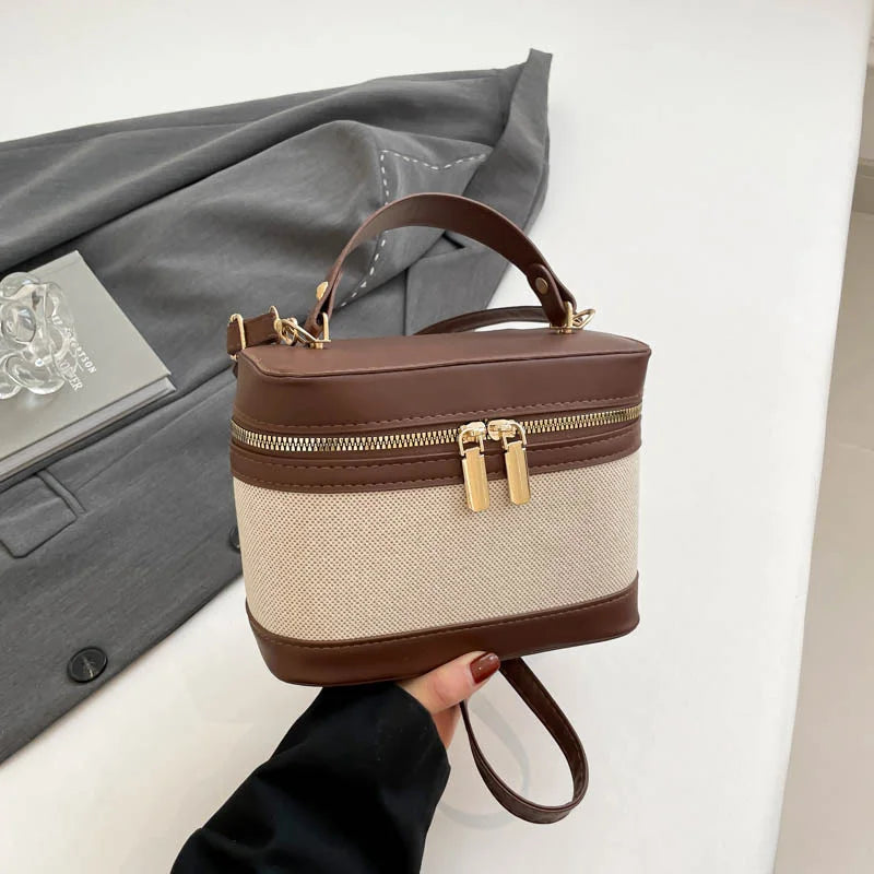 Fashion Round Bucket Bags For Women's Daily Used, Leopard Pattern Crossbody Shoulder Bag For Commuting, Casual Ladies Handbags
