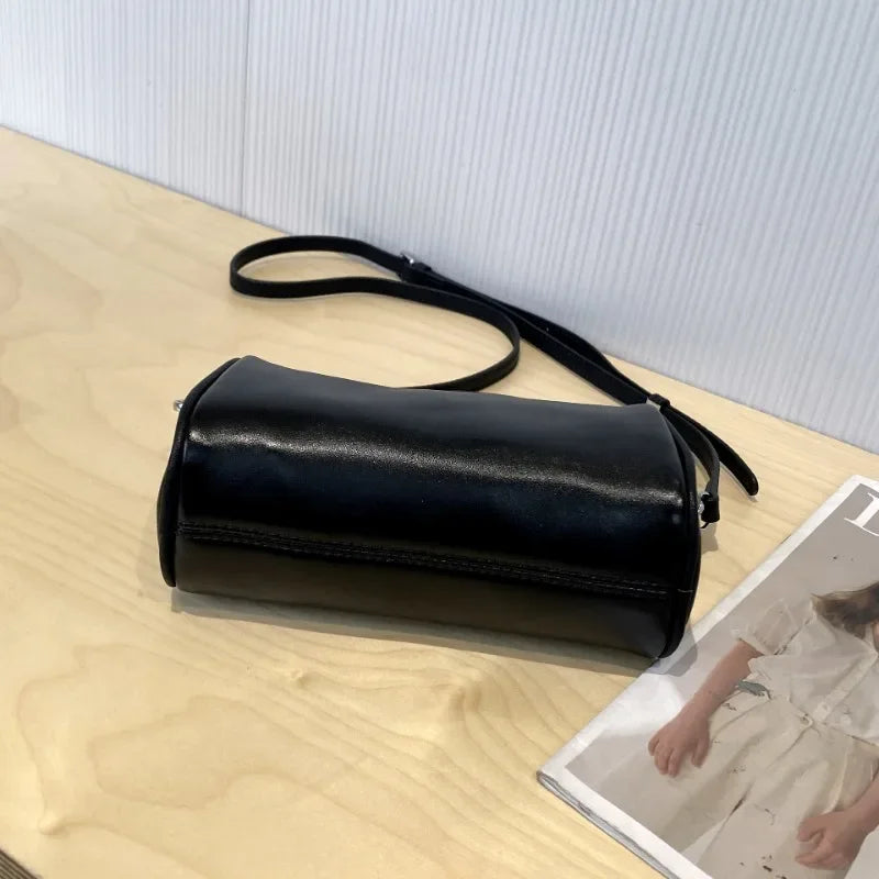 The Cecile — Leather Cylinder Bag