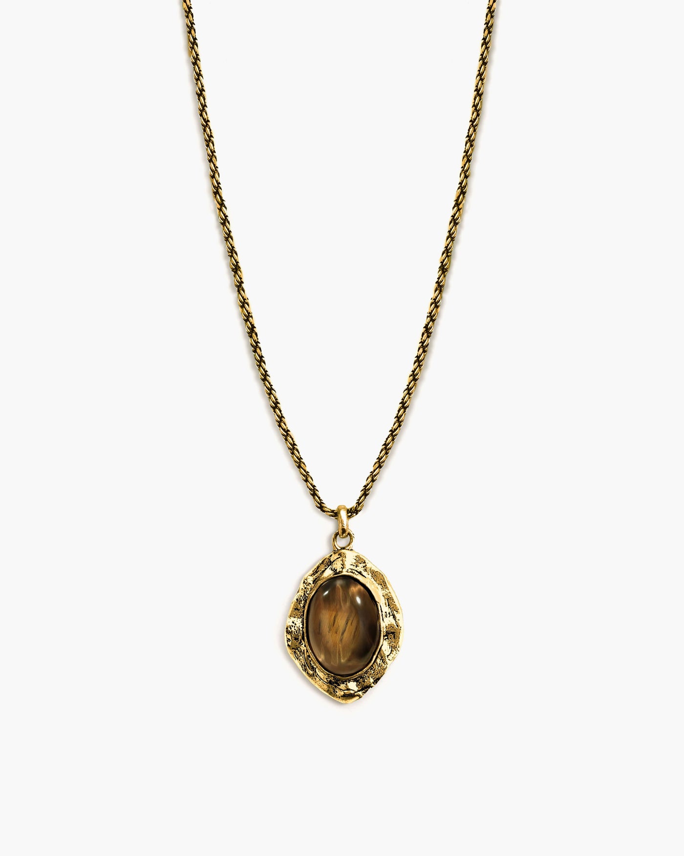 Gold Tiger's Eye Savannah Long Necklace