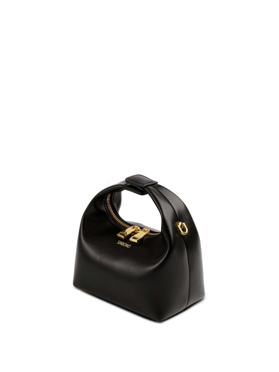 Vienna Top Handle Crossbody Bag - Black
