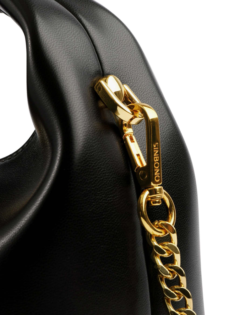 Vienna Top Handle Crossbody Bag - Black