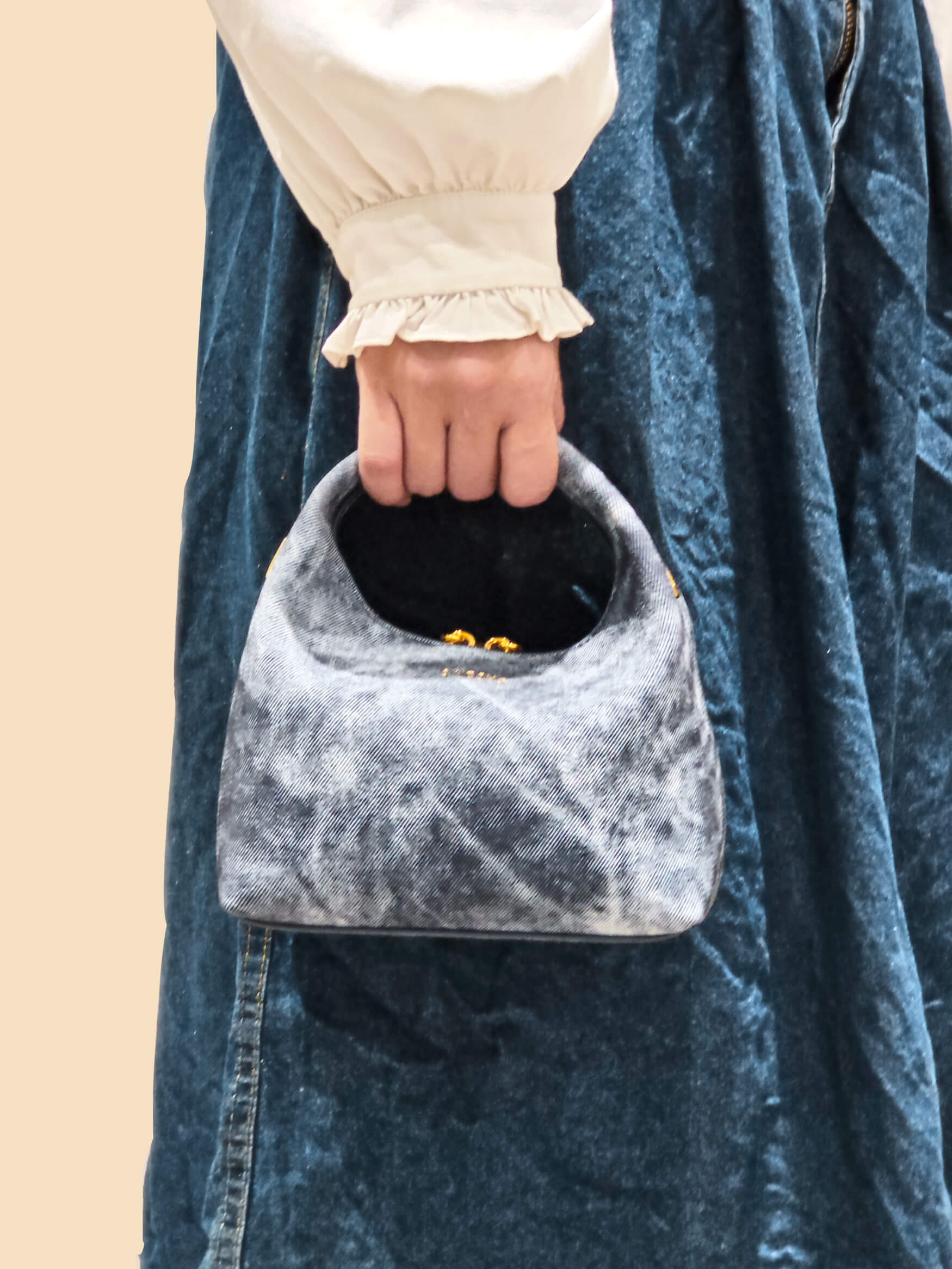 Vienna Top Handle Crossbody Bag  - Deep Blue