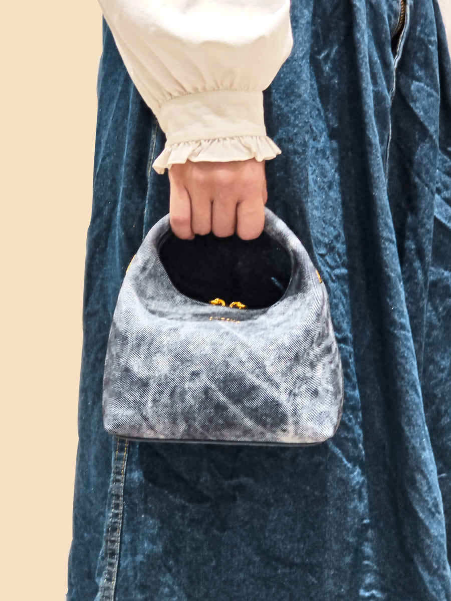 Vienna Top Handle Crossbody Bag  - Deep Blue