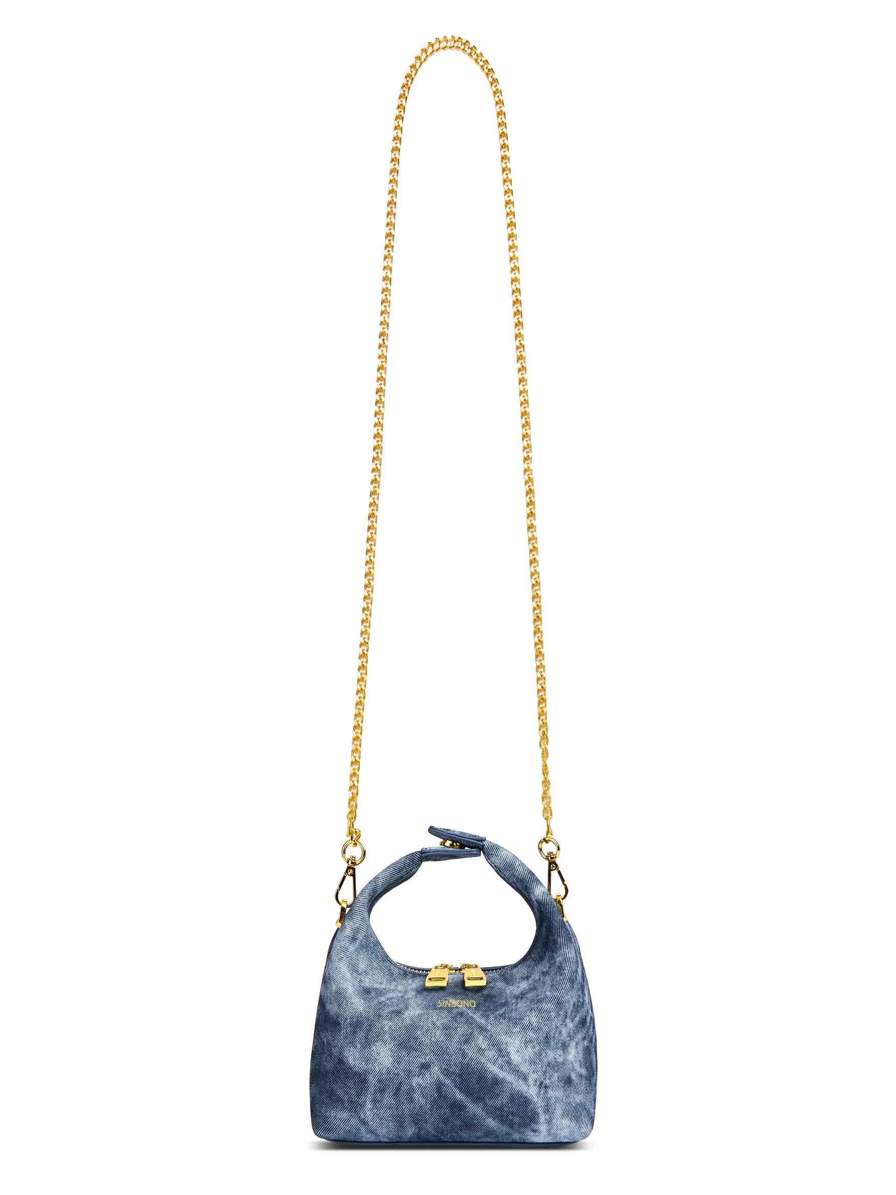 Vienna Top Handle Crossbody Bag  - Deep Blue