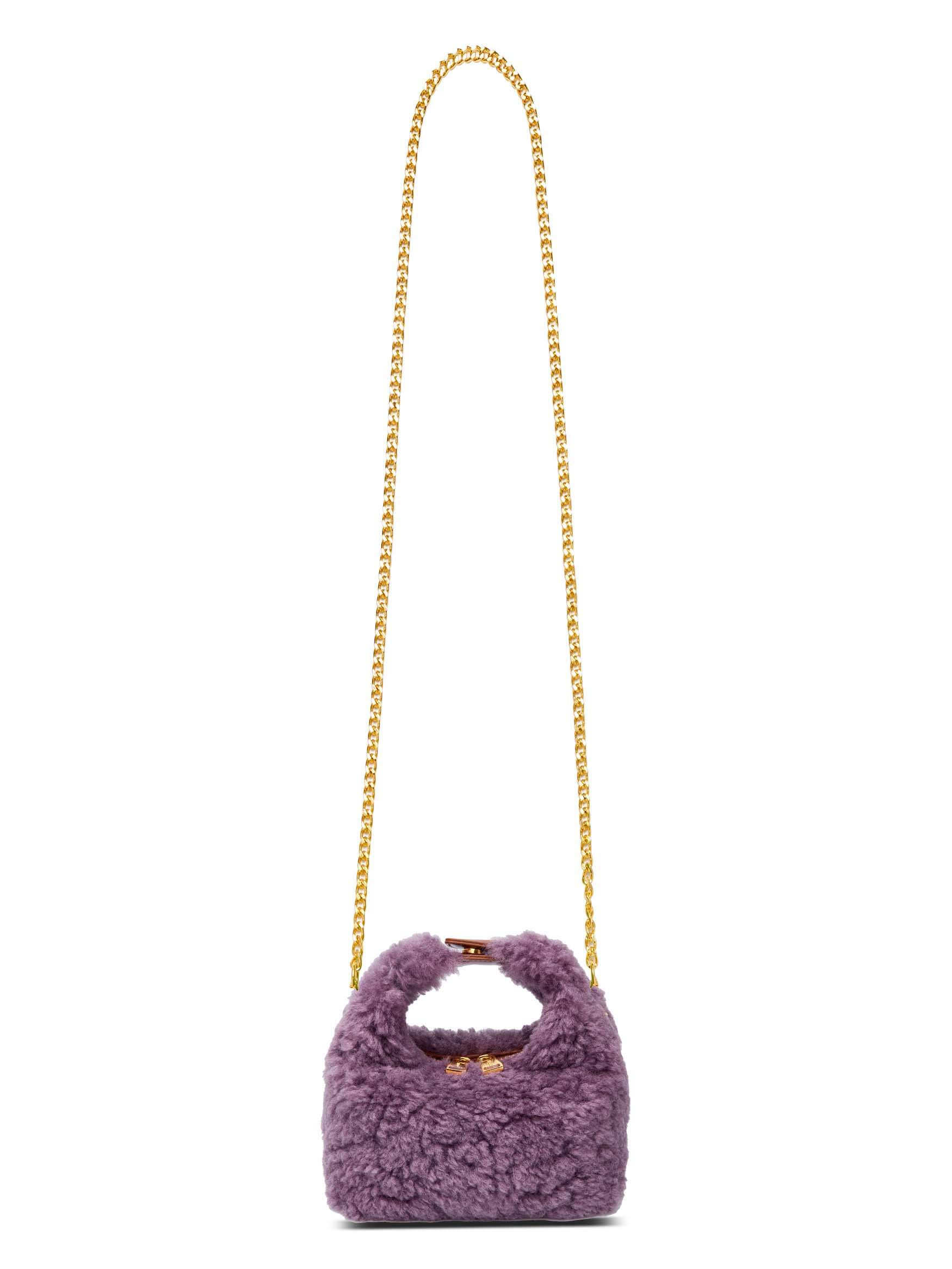 Vienna Top Handle Crossbody Bag  - Grape Purple