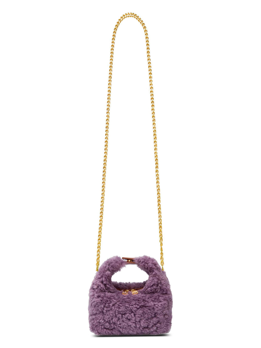 Vienna Top Handle Crossbody Bag  - Grape Purple