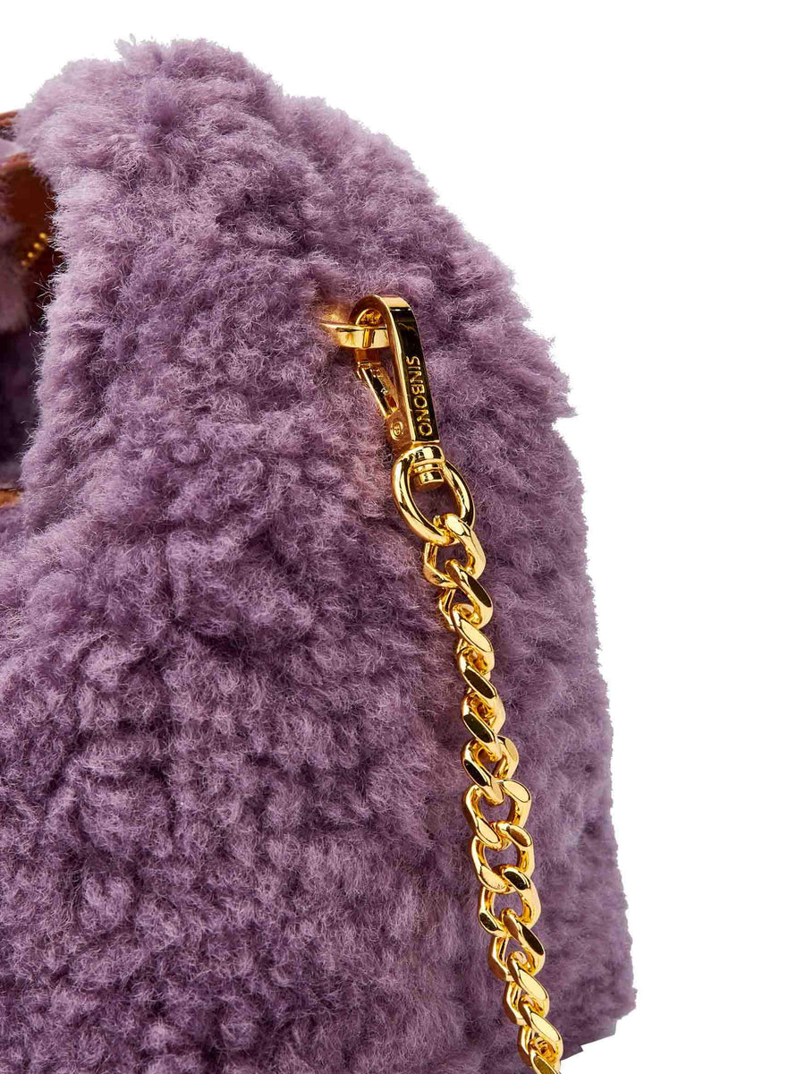 Vienna Top Handle Crossbody Bag  - Grape Purple
