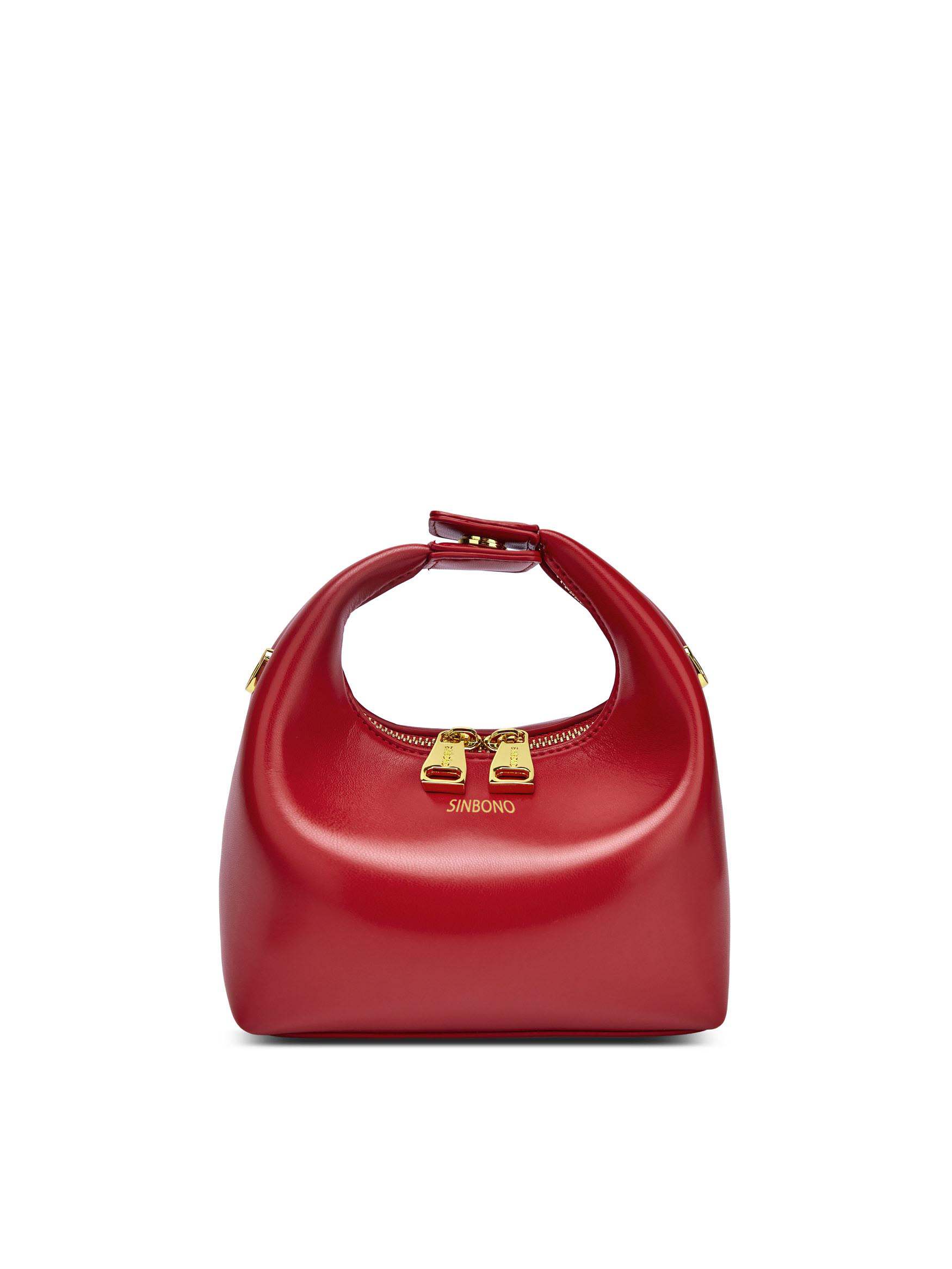 Vienna Top Handle Crossbody Bag  - Red