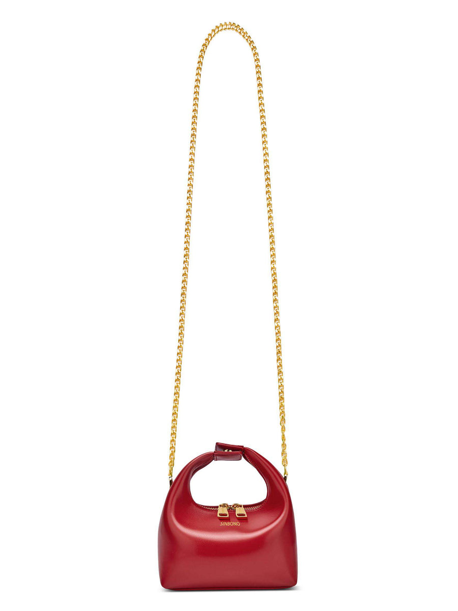 Vienna Top Handle Crossbody Bag  - Red