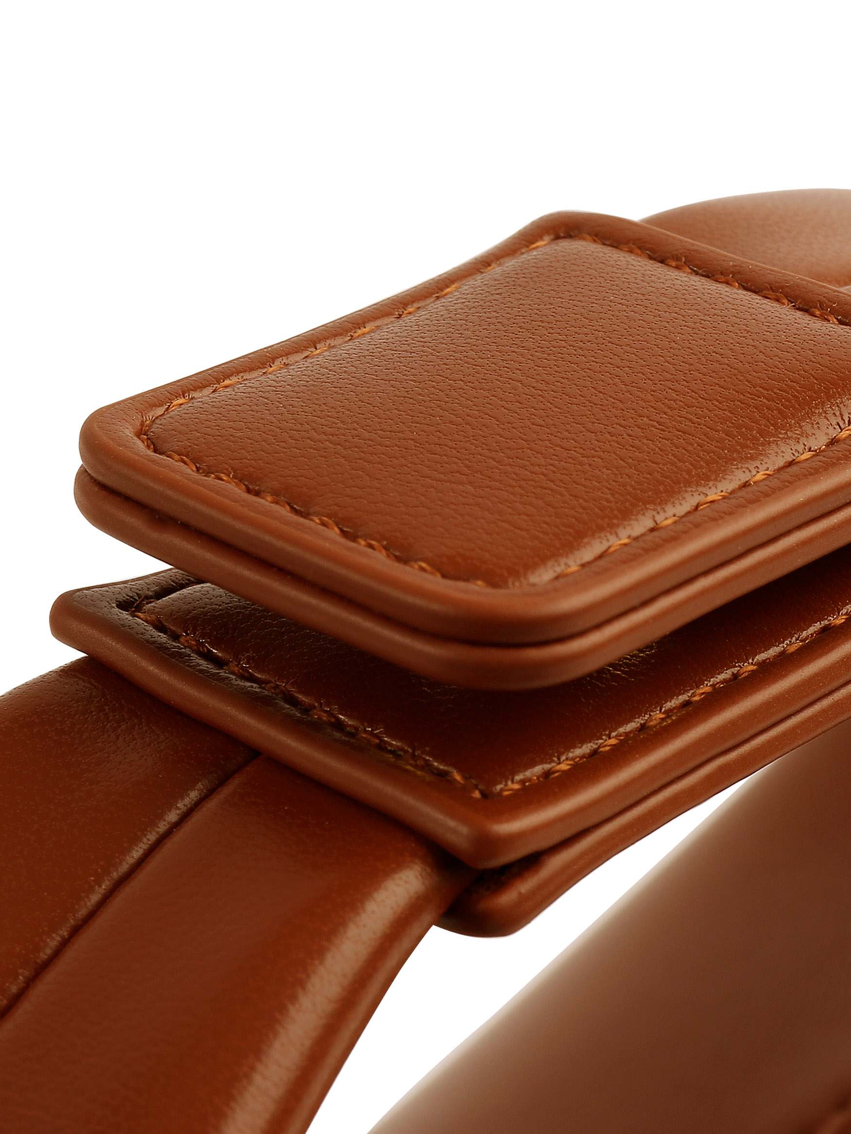 Vienna Top Handle Crossbody Bag - Brown