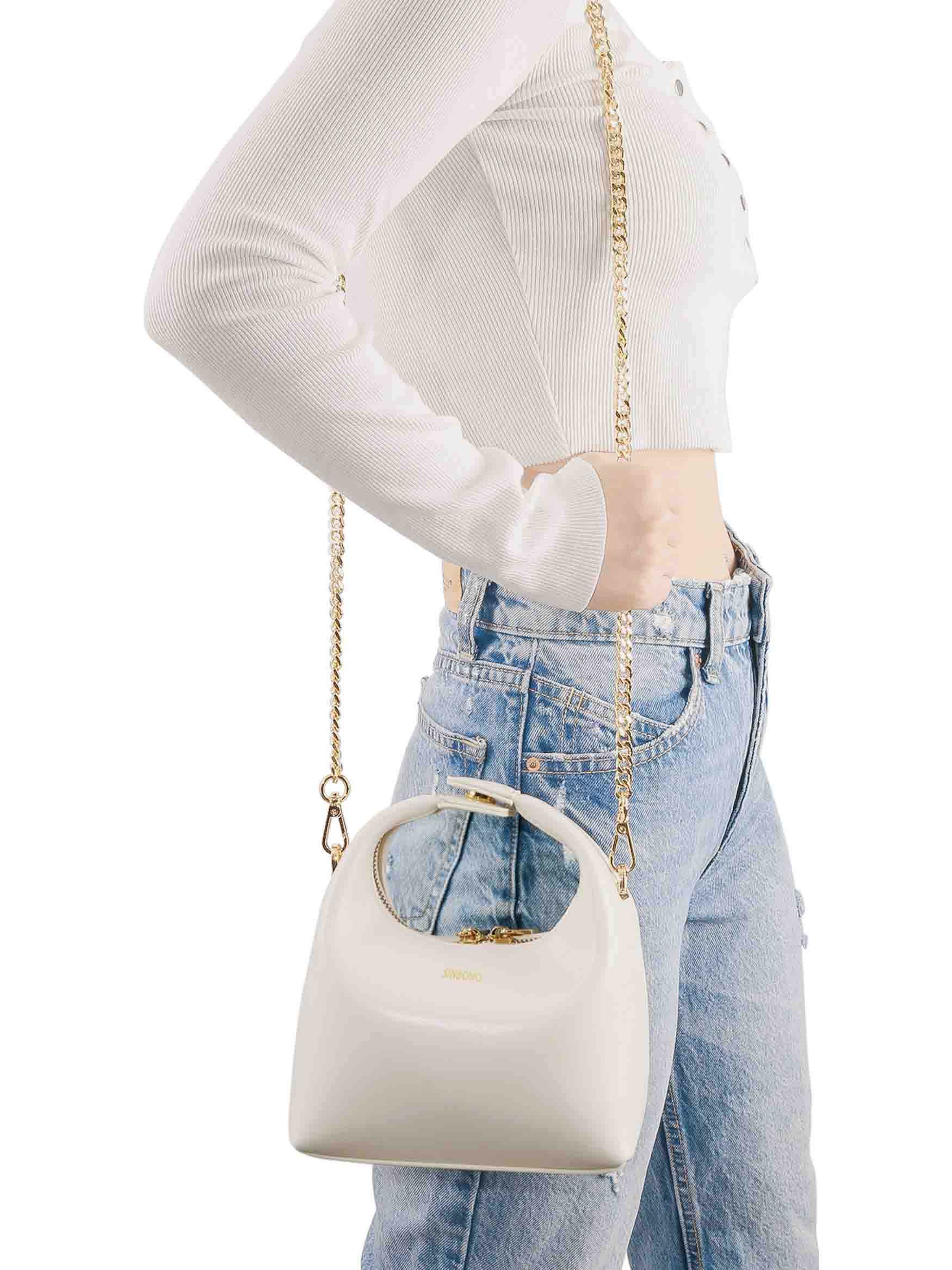 Vienna Top Handle Crossbody Bag - Ivory