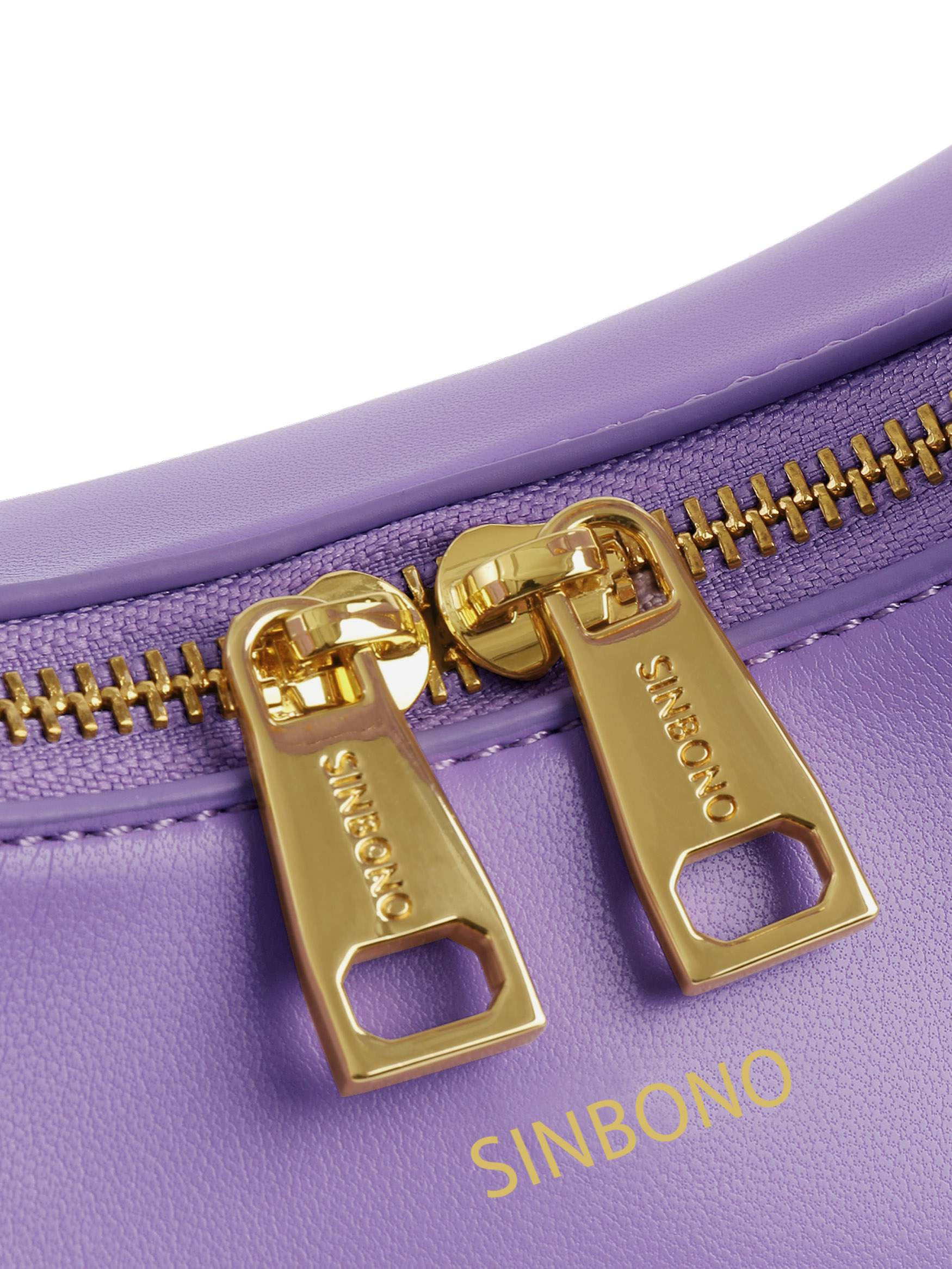 Vienna Top Handle Crossbody Bag - Purple