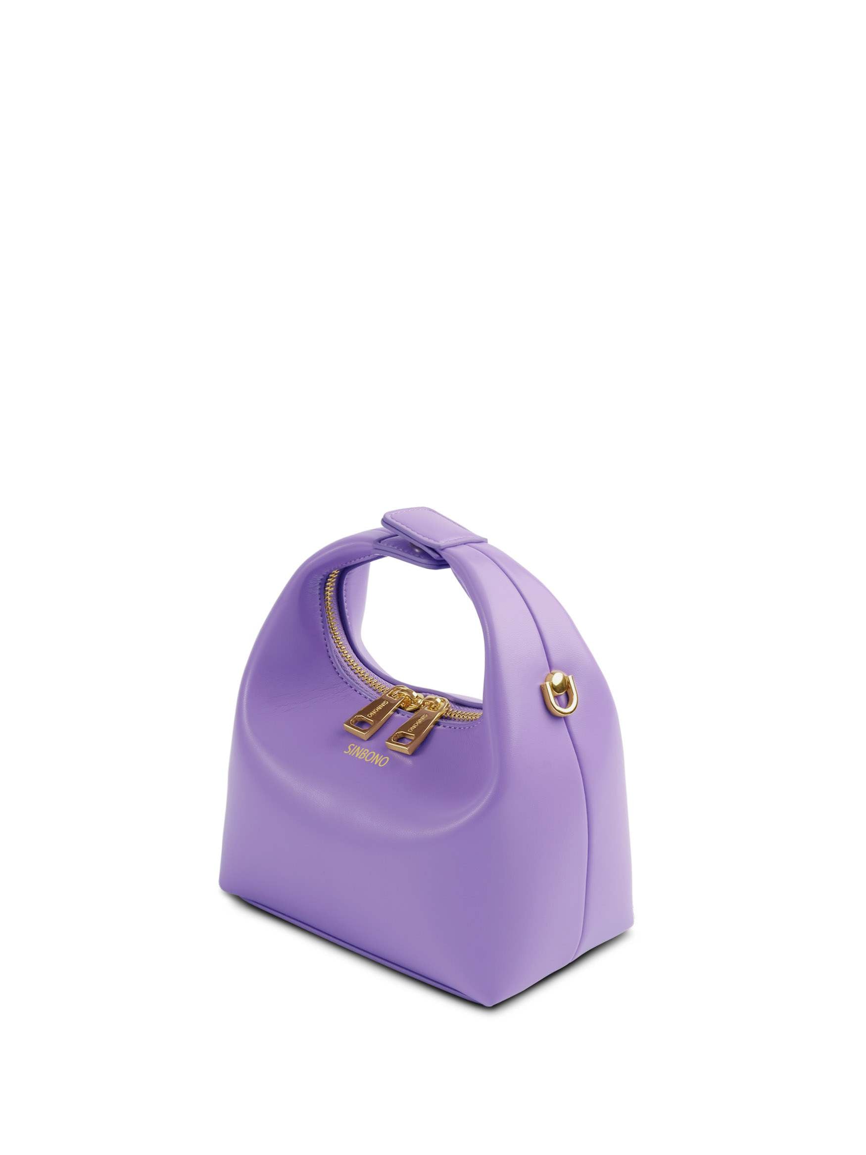 Vienna Top Handle Crossbody Bag - Purple