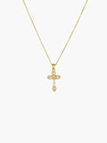 Lucy Zircon Cross Pendant Necklace