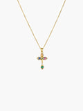 Lucy Zircon Cross Pendant Necklace