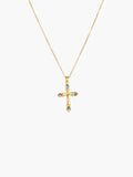 Lucy Zircon Cross Pendant Necklace