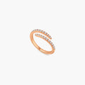 Lydia Twirl Pavé Ring