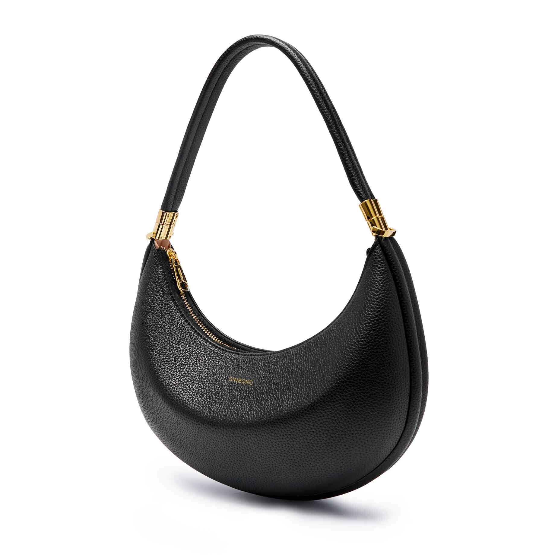 Zoey Shoulder Crossbody Bag - Black