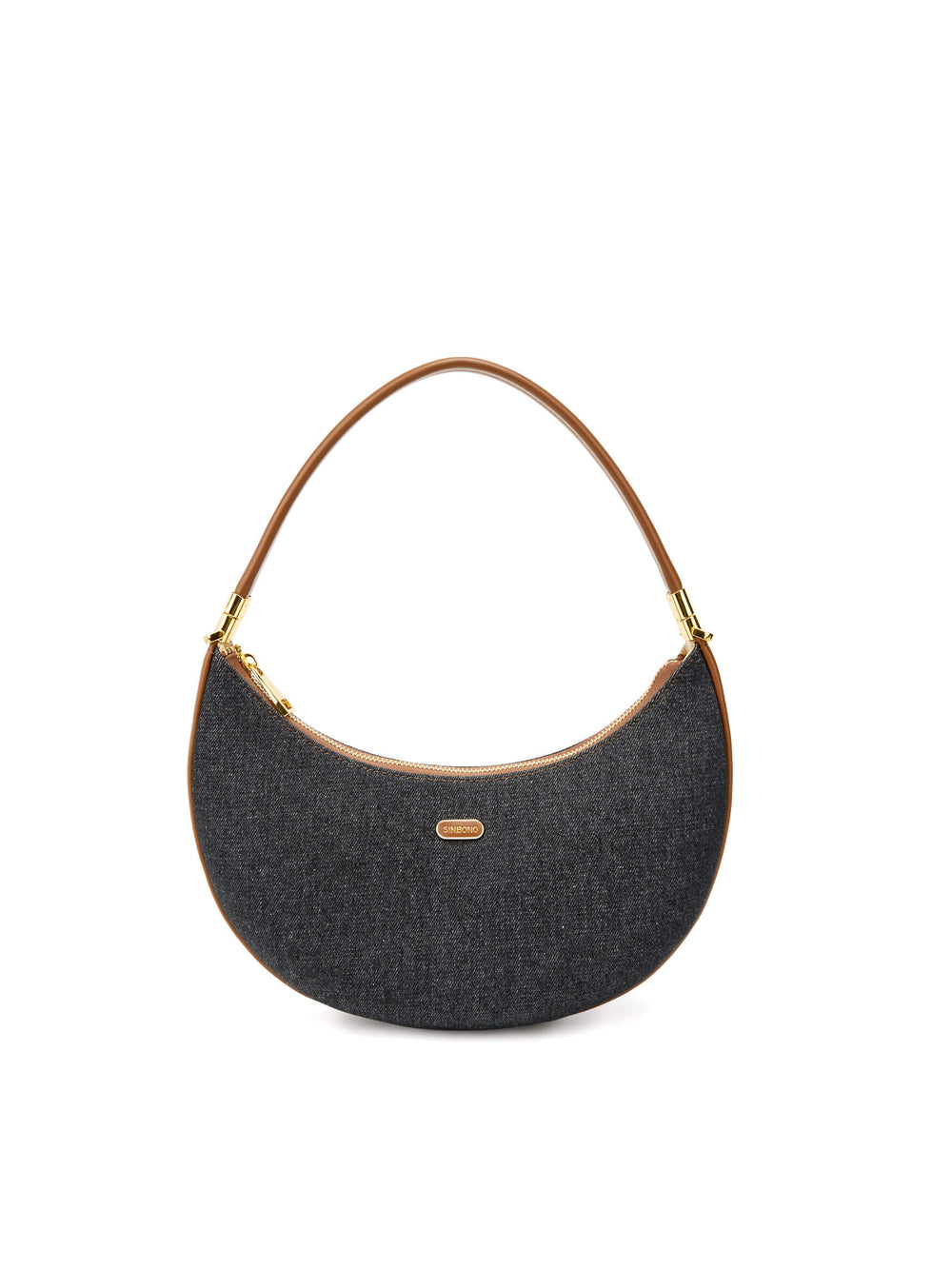 Zoey Shoulder Crossbody Bag - Black&Brown