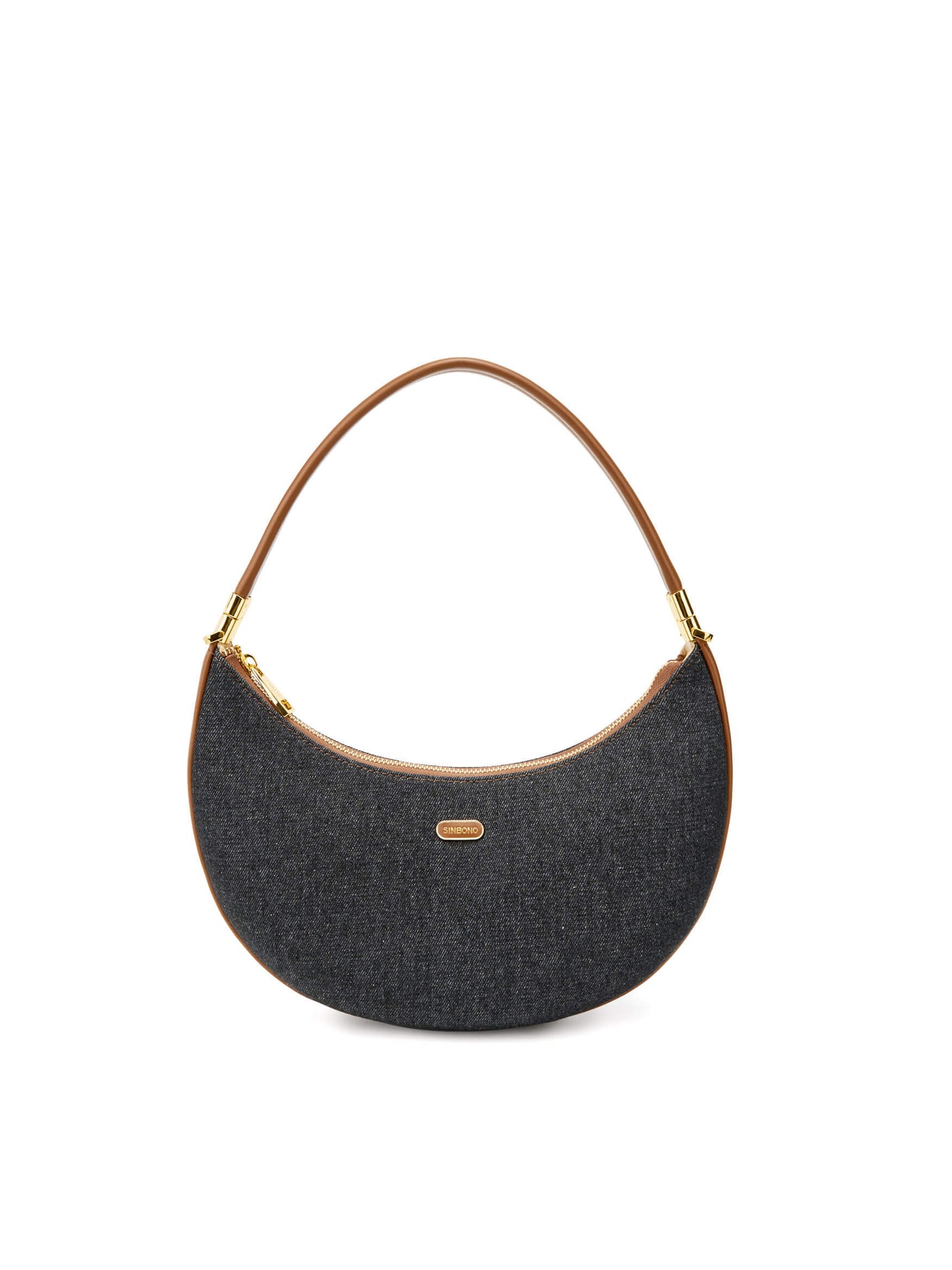 Zoey Shoulder Crossbody Bag - Black&Brown