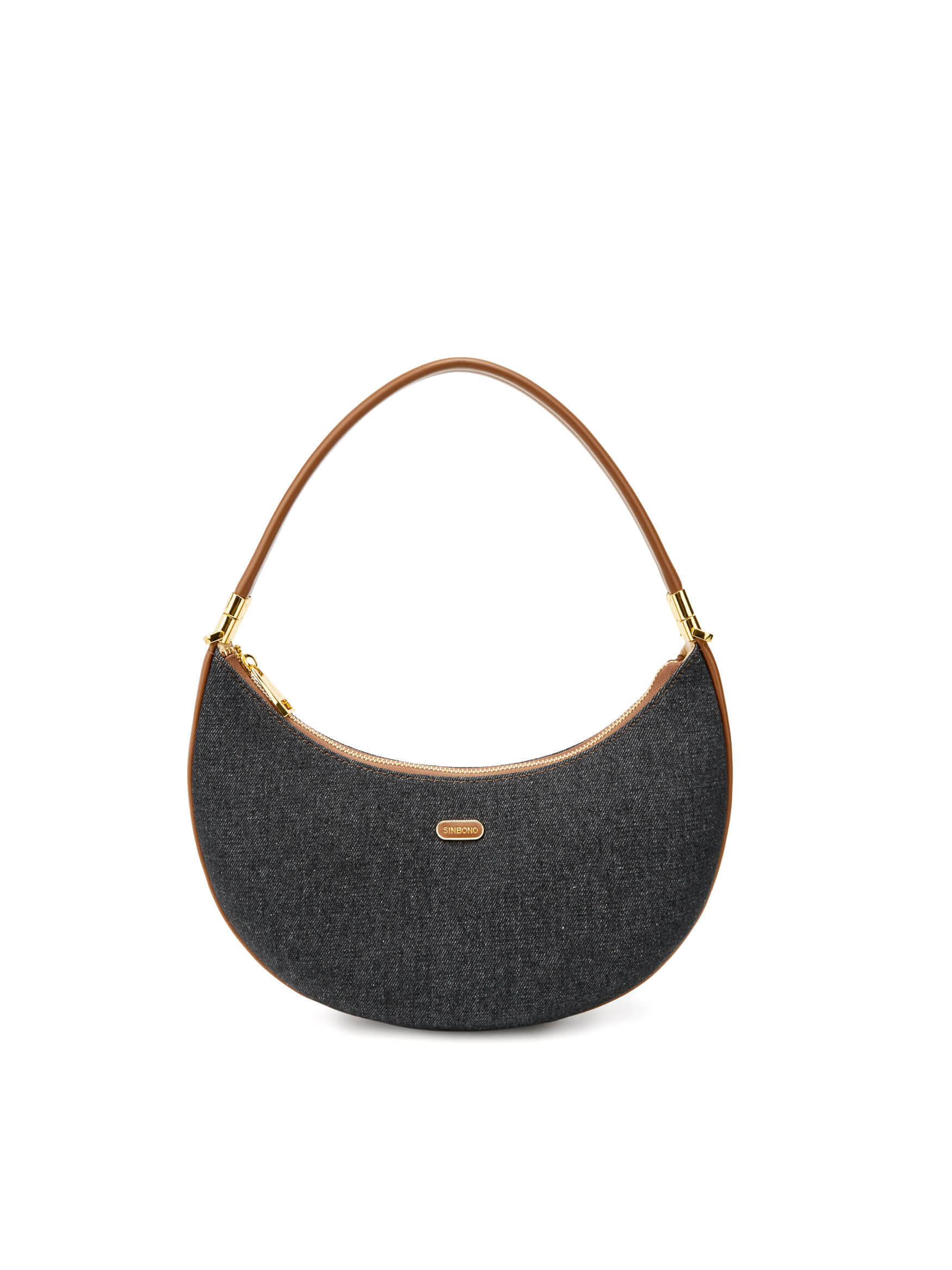 Zoey Shoulder Crossbody Bag - Black&Brown
