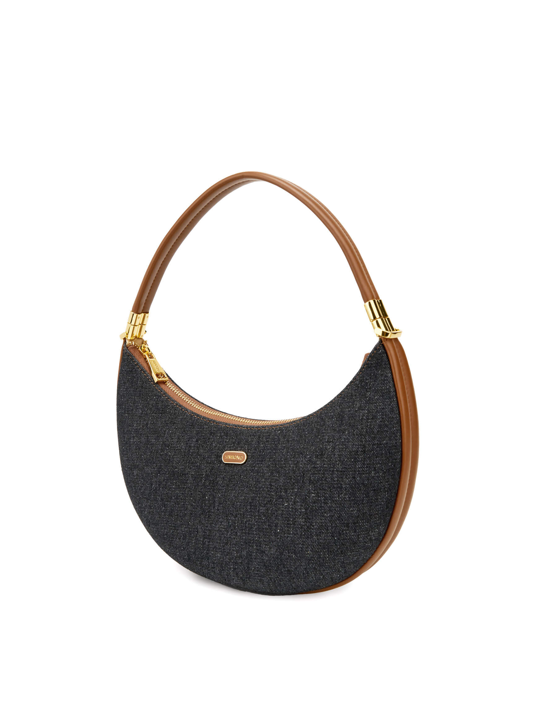 Zoey Shoulder Crossbody Bag - Black&Brown