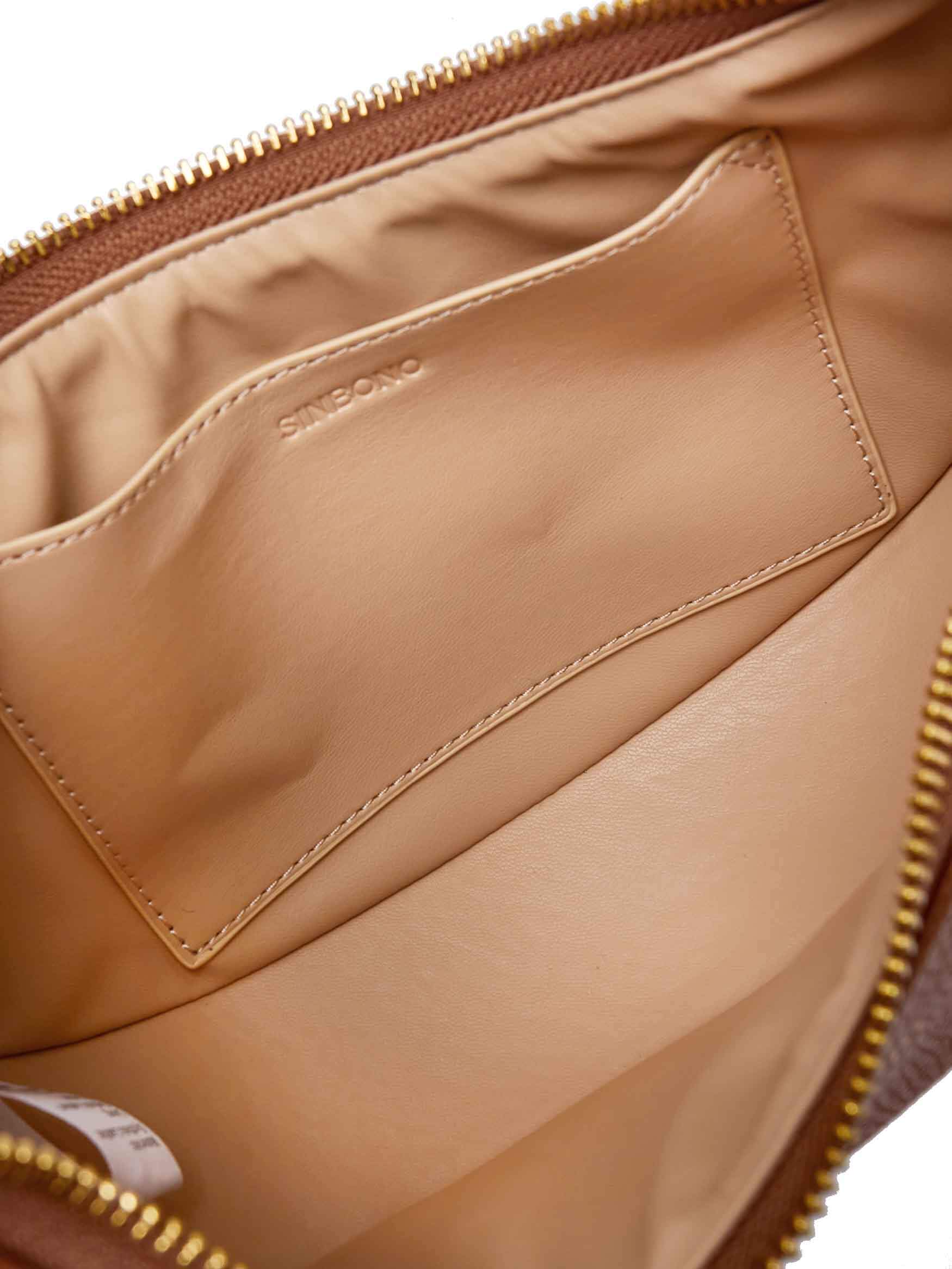 Zoey Shoulder Crossbody Bag - Brown
