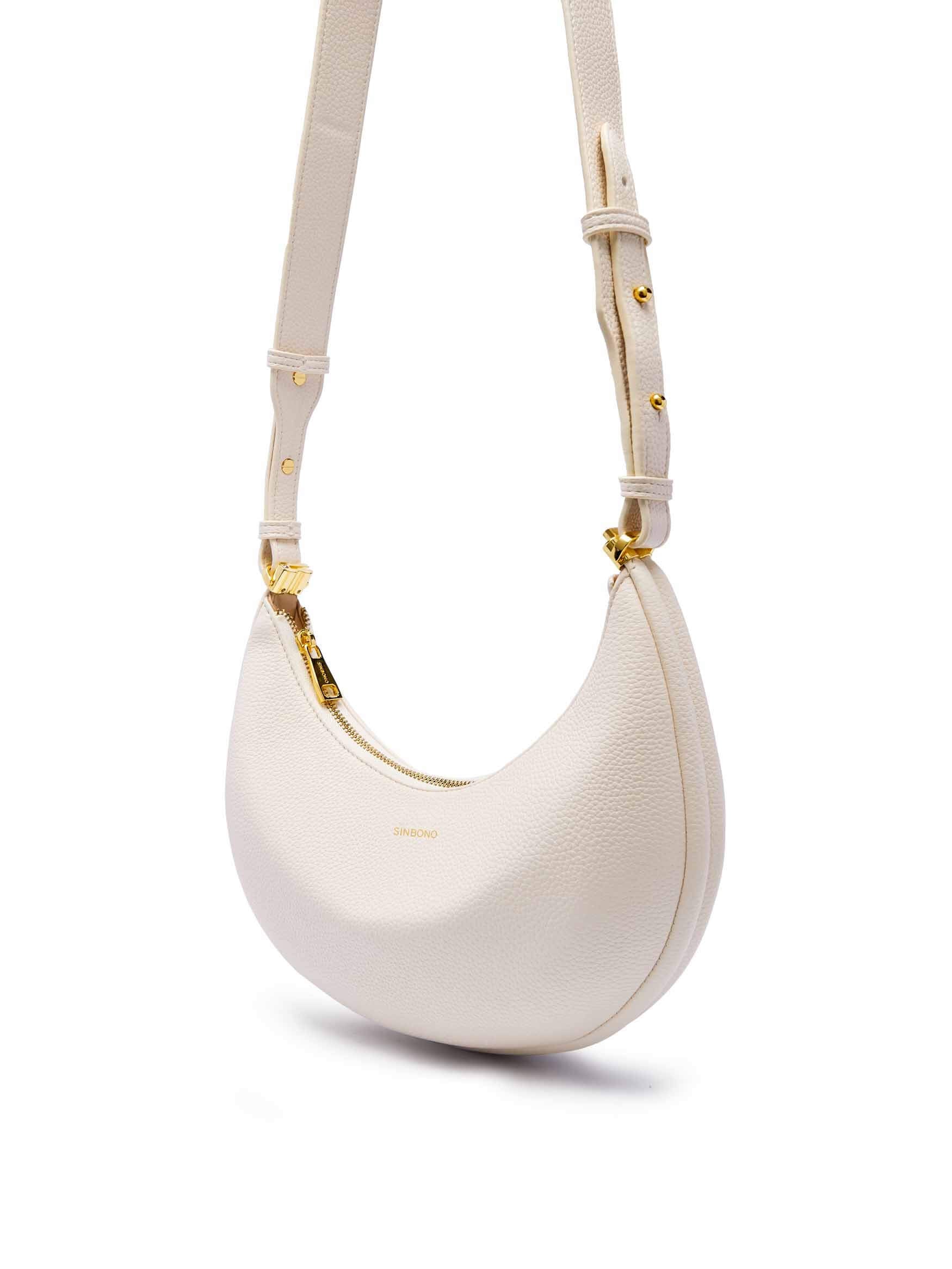 Zoey Shoulder Crossbody Bag - Ivory