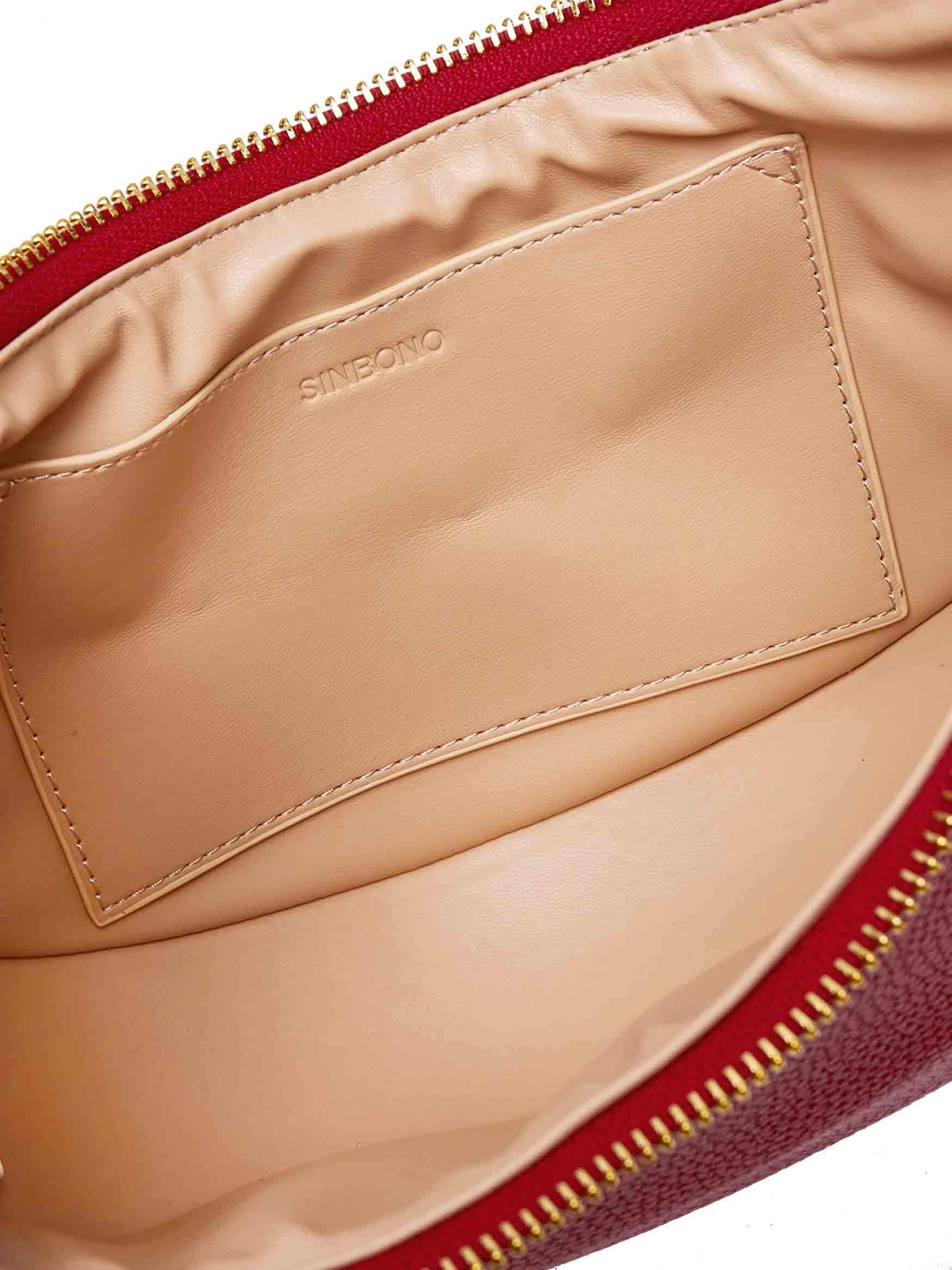 Zoey Shoulder Crossbody Bag - Red
