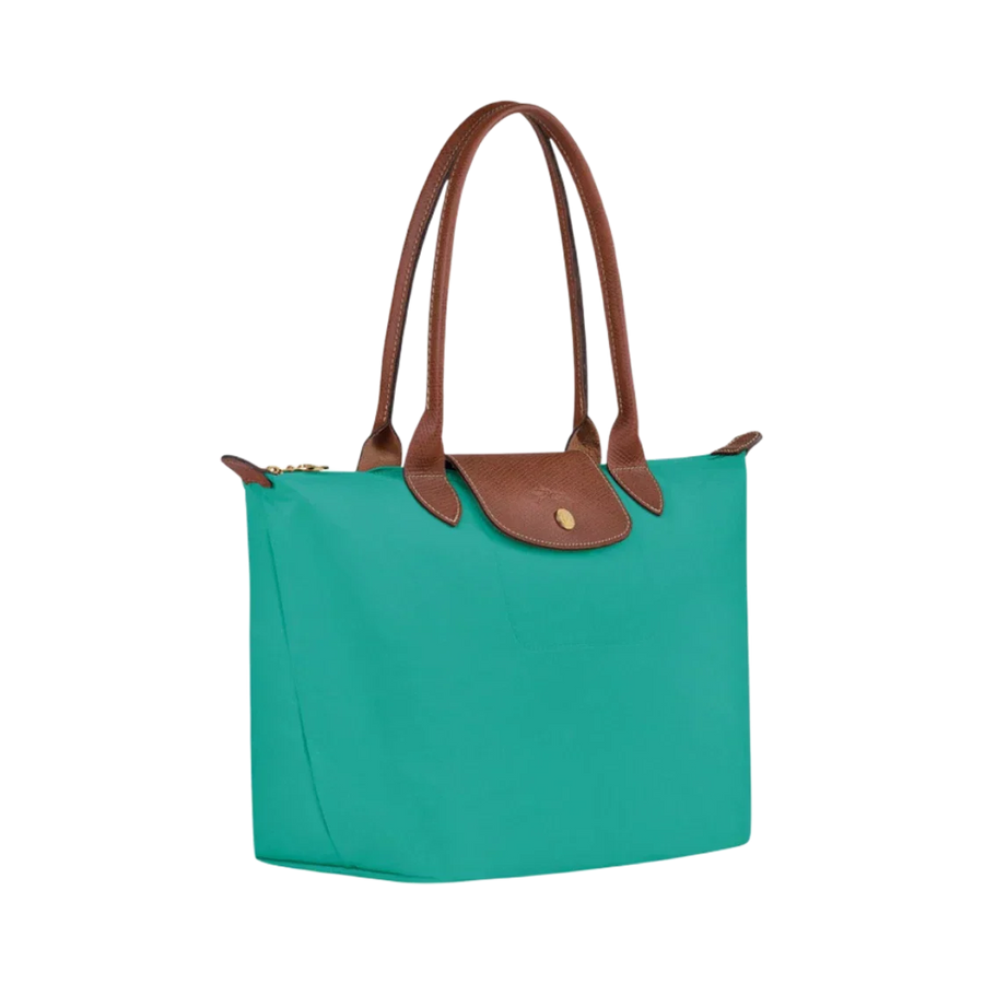 Heritage Allure - Large Le Pliage Tote, Turquoise
