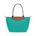 Heritage Allure - Large Le Pliage Tote, Turquoise