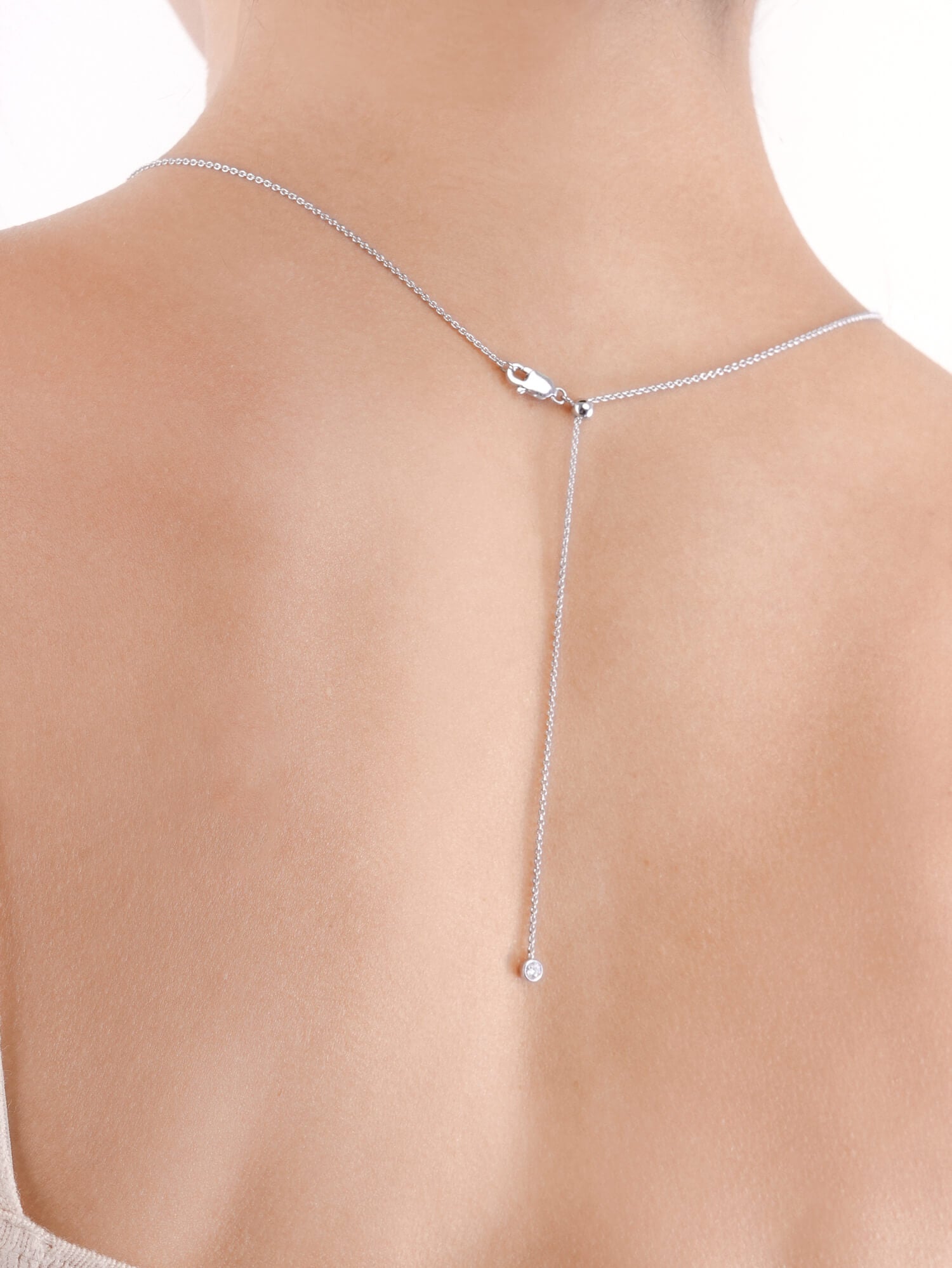 Floating Moissanite Necklace (1ct)