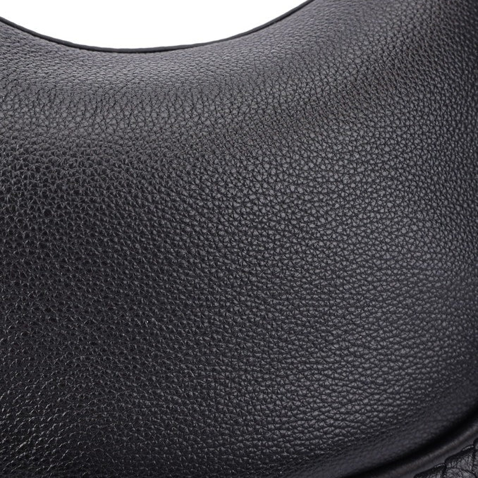 Artisanal Dual-Woven Hobo Shoulder Genuine Leather Bag