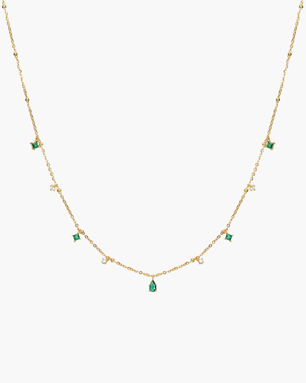 Elysee Necklace in Emerald Green