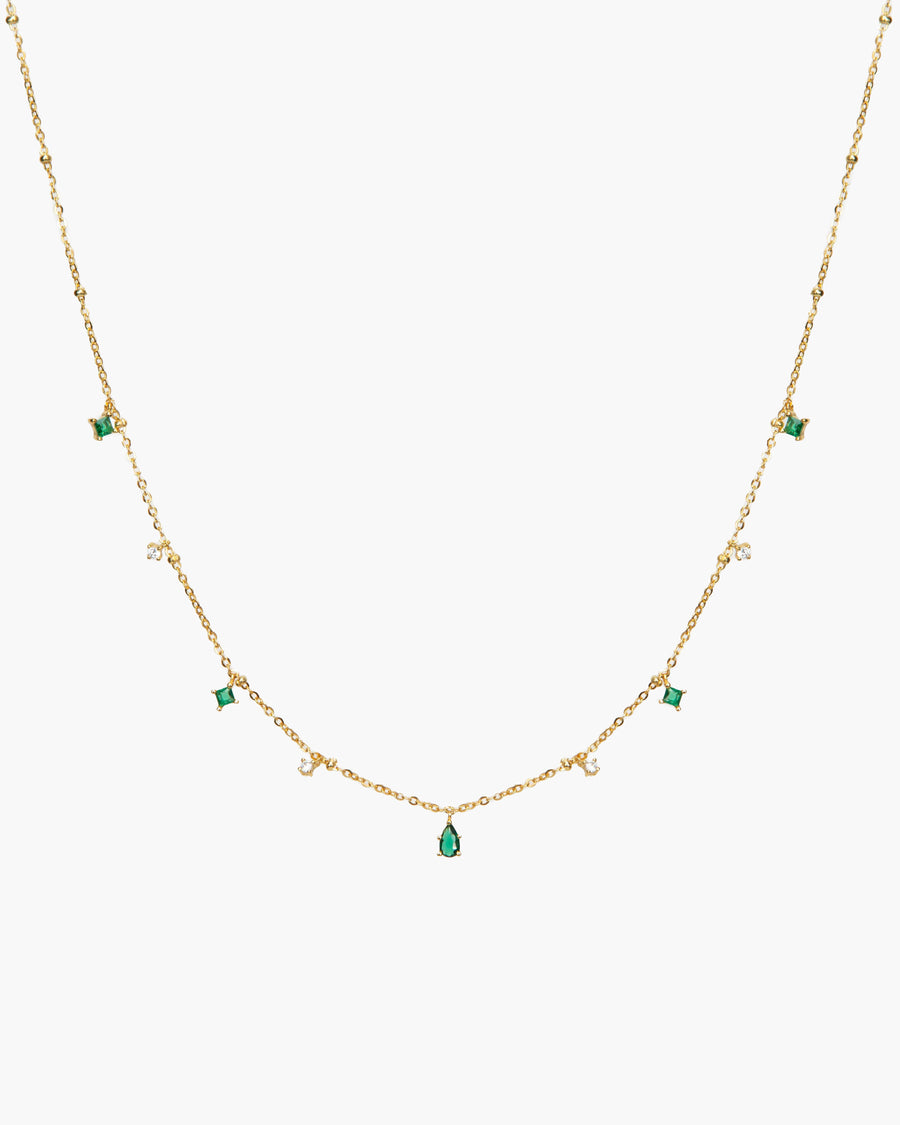 Elysee Necklace in Emerald Green