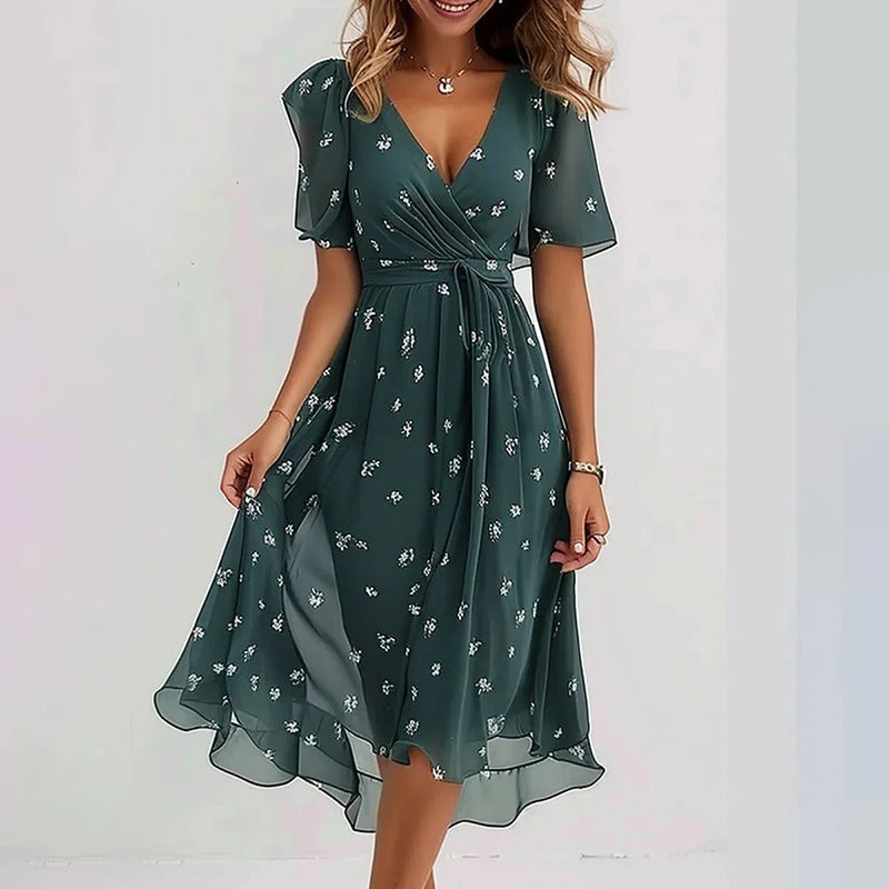 Yara | Elegant Colourful Dress