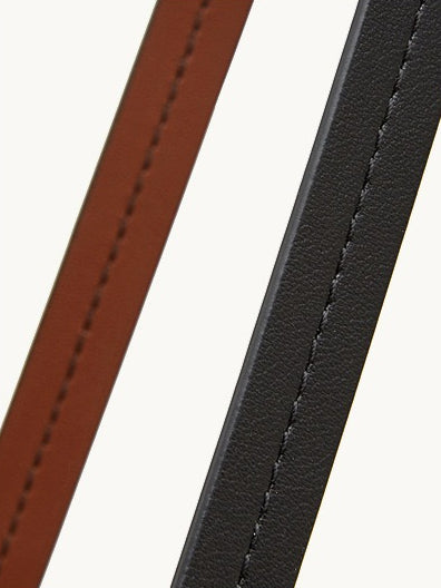 The Nocturne Flow Genuine Leather Tote Bag with Adjustable Strap & Detachable Pouch