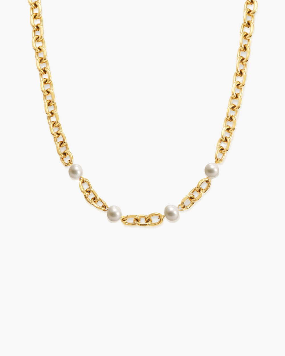 Gold Essence Pearl Necklace