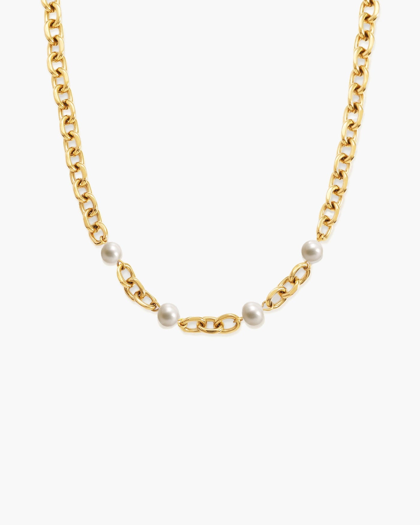 Gold Essence Pearl Necklace