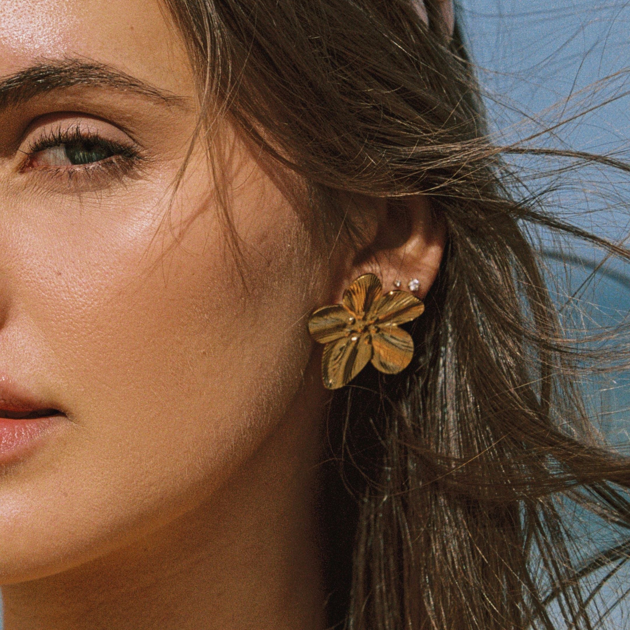 Hibiscus Earrings