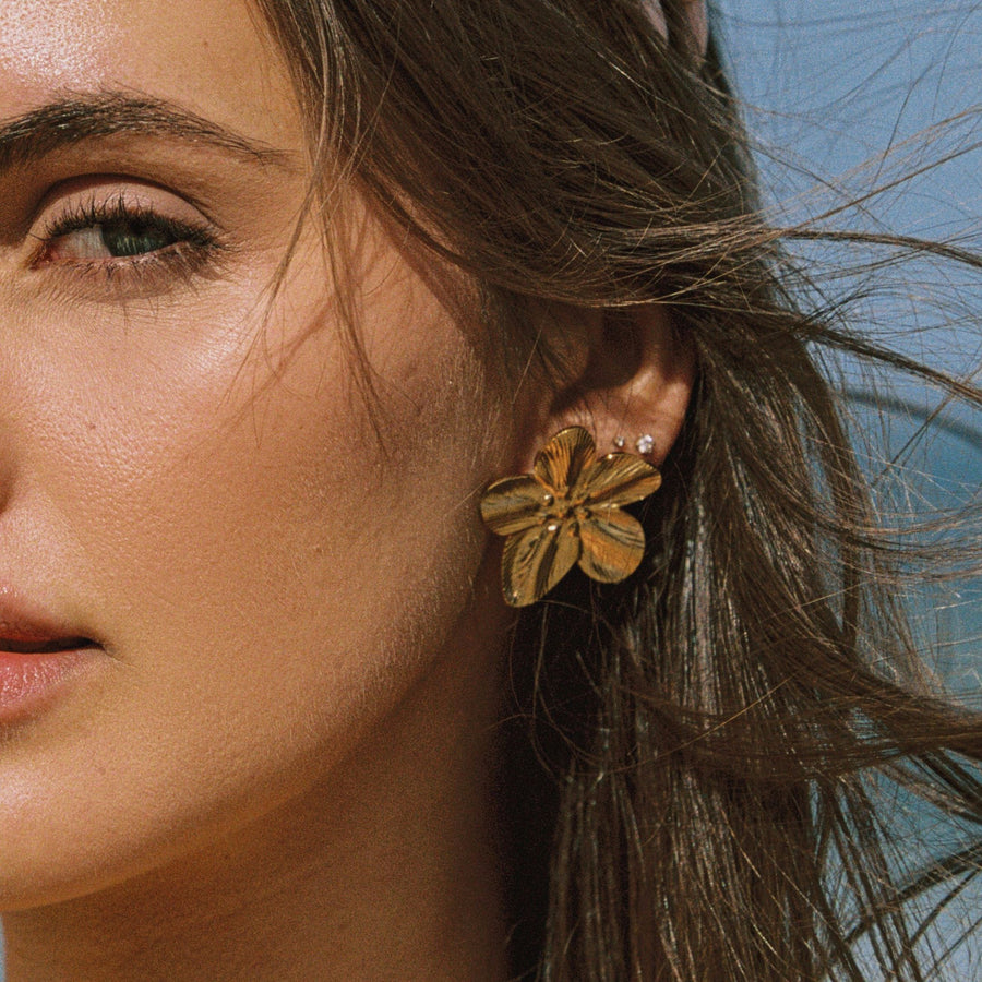 Hibiscus Earrings