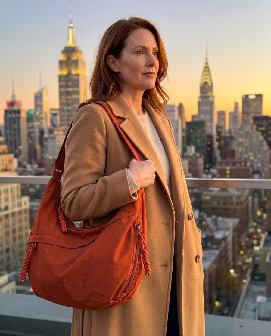 Heritage Dumpling Crossbody - Ember