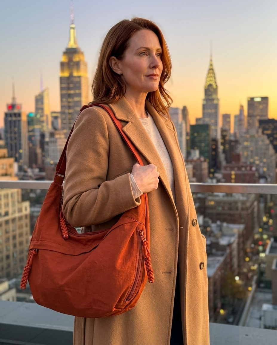 Heritage Dumpling Crossbody - Ember
