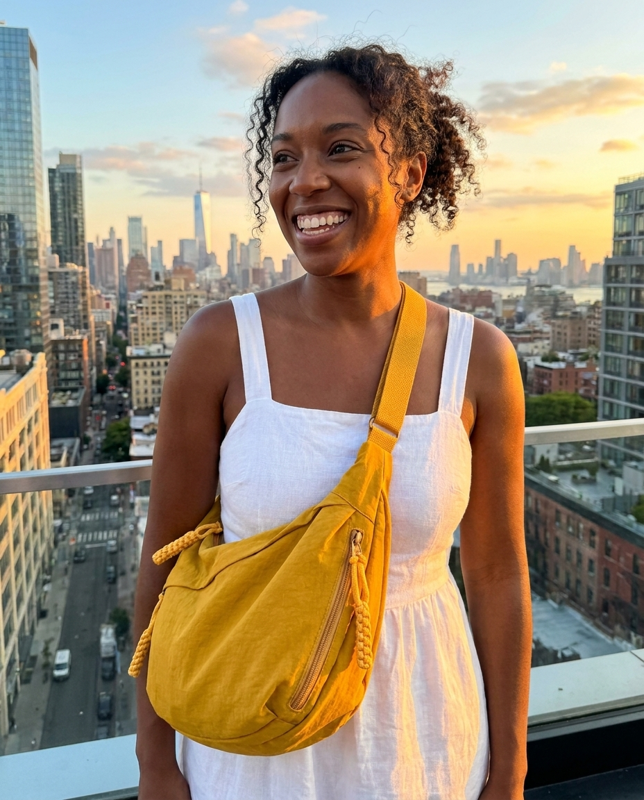 Heritage Dumpling Crossbody - Golden Hour