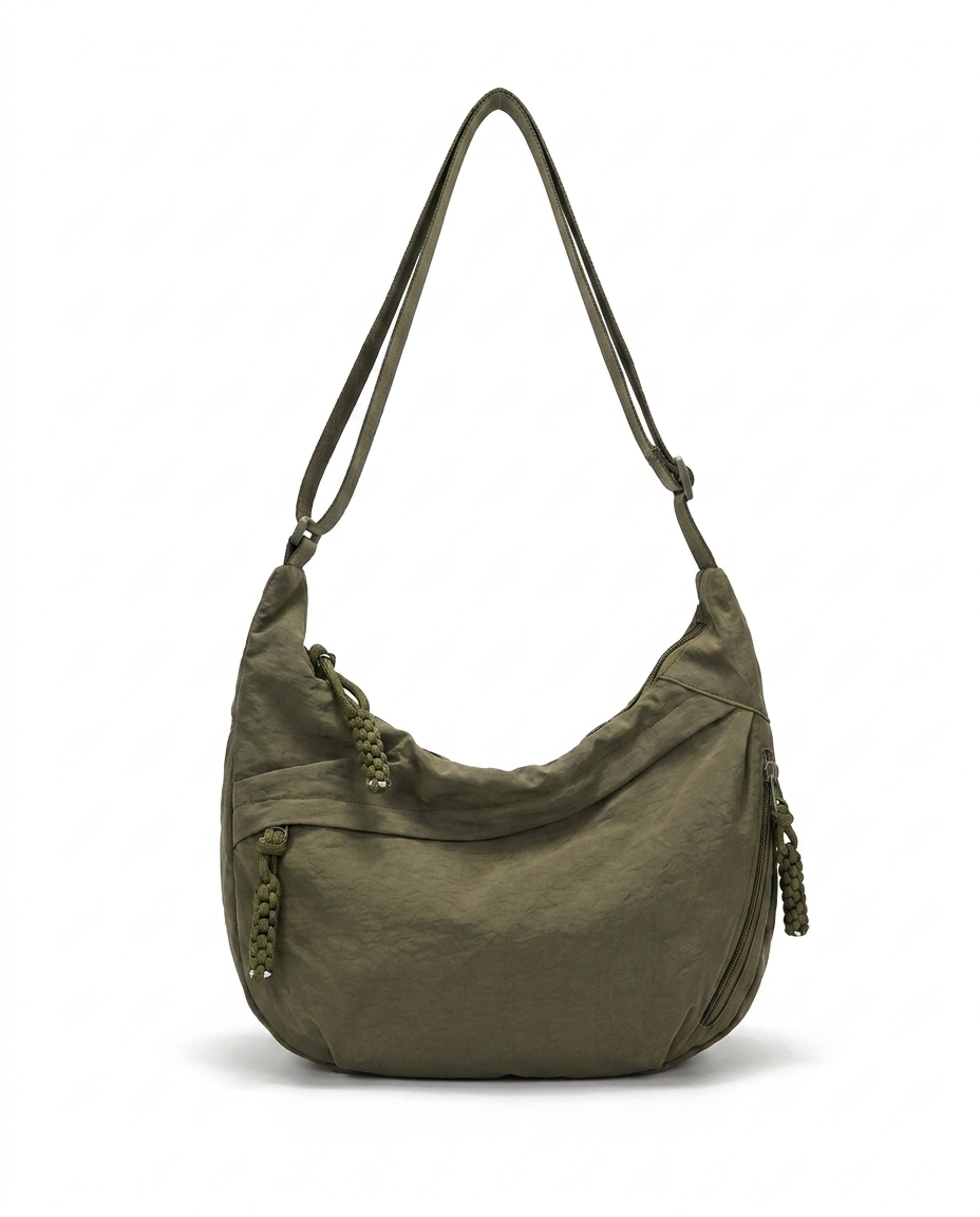 Heritage Dumpling Crossbody - Field Moss